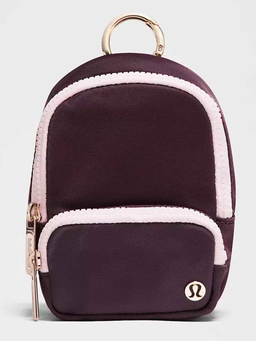 Lululemon Everywhere Backpack Nano Goodnight Plum Black Plum Blissful Pink Gold